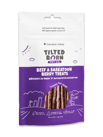 1ea 3.53oz Tilted Barn Beef & Saskatoon Berry - Dog/Cat Supplements